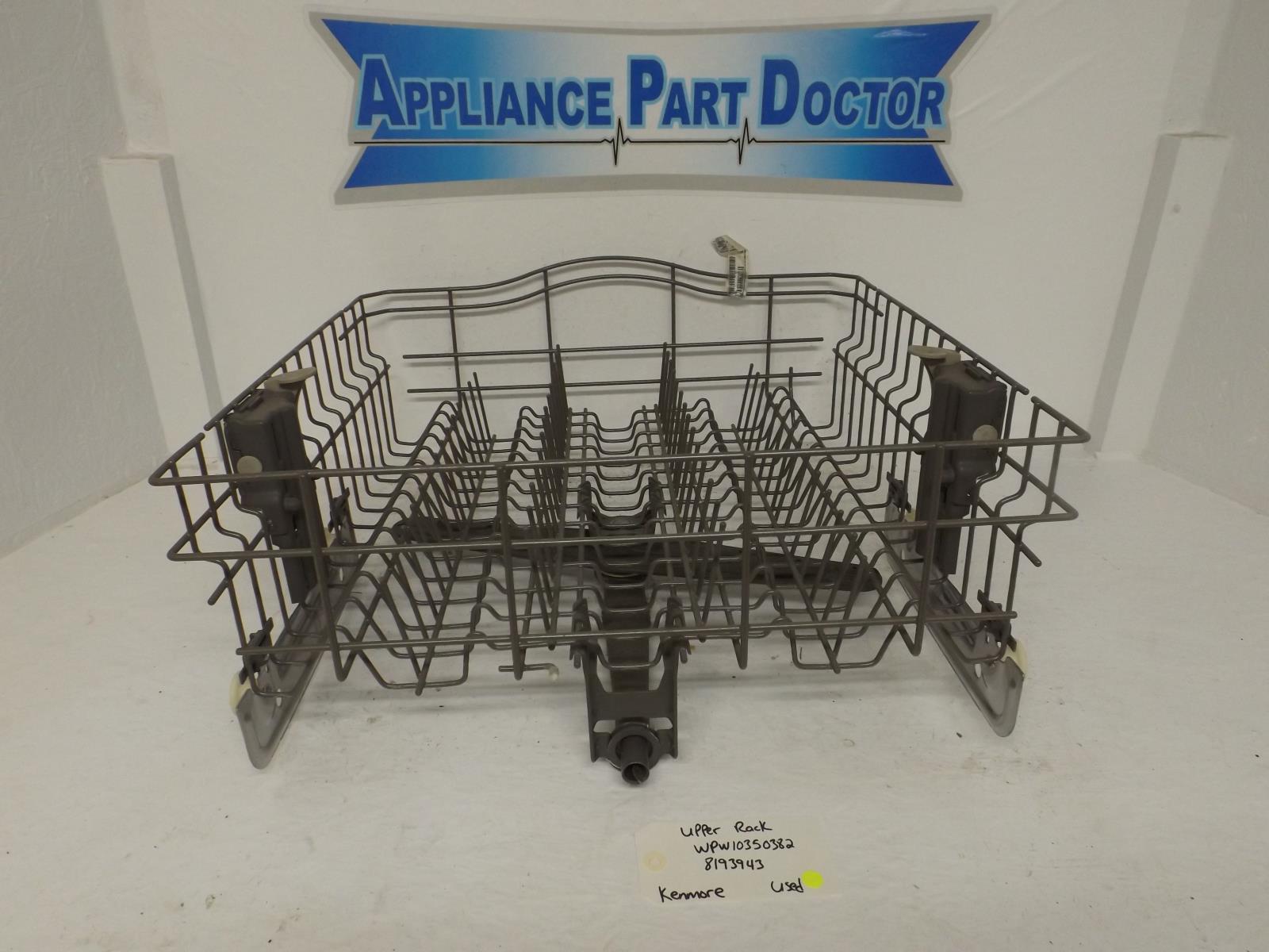 Kenmore Dishwasher WPW10350382 8193943 Upper Rack Used Kenmore Dishwasher WPW10350382 8193943 Upper Rack Used